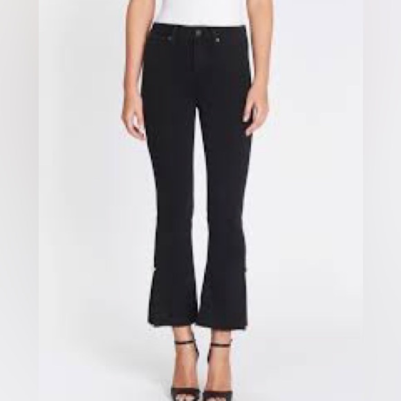 Paige Colette Crop Flare Jeans in Bandit - Size 29 - Picture 1 of 12